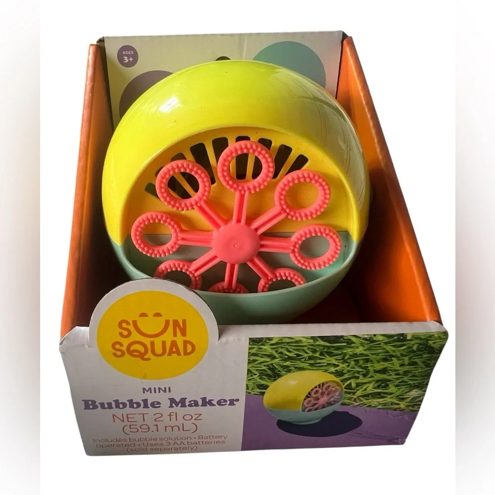 Sun Squad Bubble Maker - Yellow and Pink